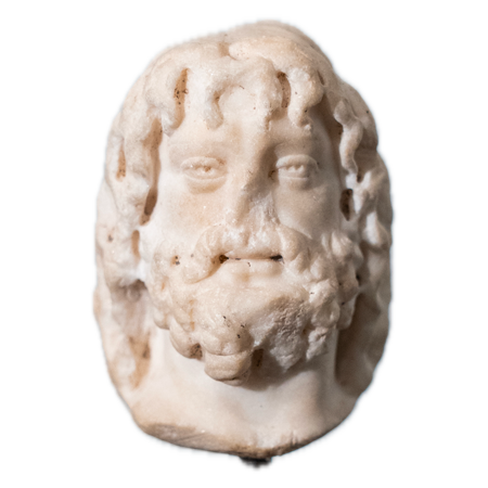 Petite sculpture de Zeus-Serapis ou Esculape