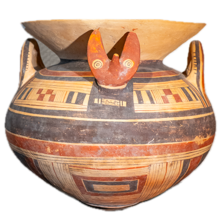 Olla aux têtes de renard