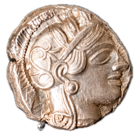 Tétradrachme d’Athènes, 490 – 407 avant J-C.